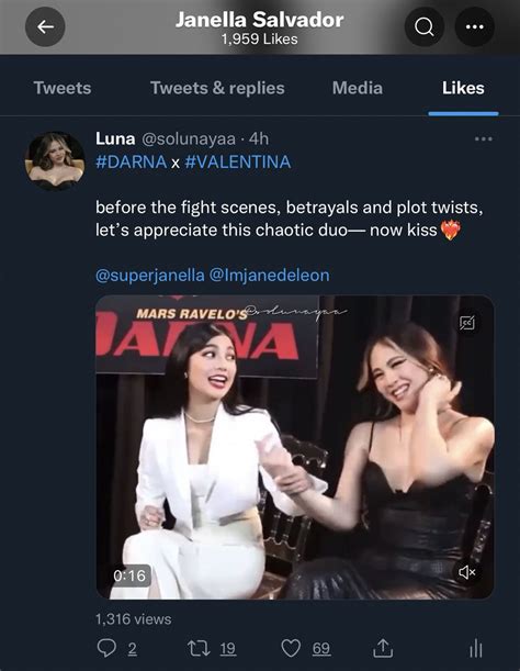 Koyuki On Twitter Rt Solunayaa Janella Liked Darlentina Tweets Even