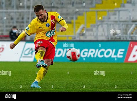 Lens France January Jonathan Gradit Of Rc Lens During The Coupe