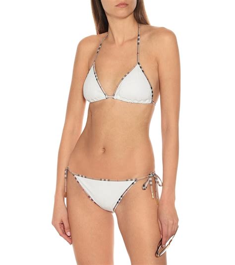 Burberry Vintage Check Triangle Bikini Burberry