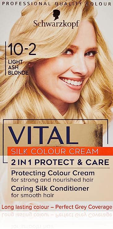 Schwarzkopf Vital Light Ash Blonde Permanent Hair Dye 10 2 Amazon Co Uk Beauty
