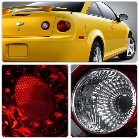 Chevy Cobalt Dr Coupe Pcs Led Tail Lights Red Smoked