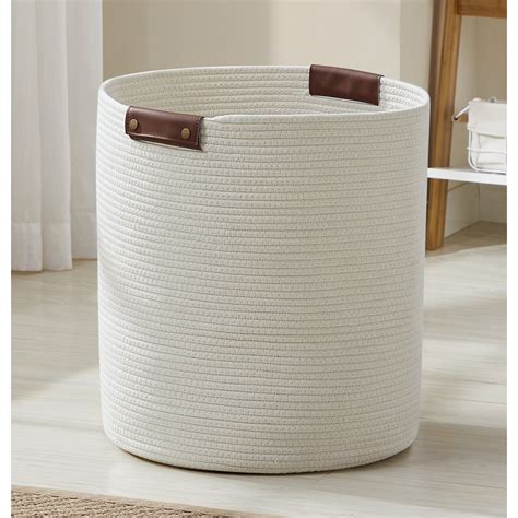 Gracie Oaks Cotton Rope Laundry Hamper Reviews Wayfair