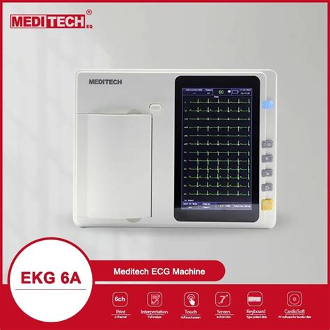 Meditech Channel Ecg Machine Portable Ecg Ekg Device For