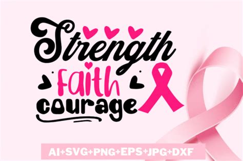 Strength Faith Courage Svg Graphic By Design Diary Creative Fabrica