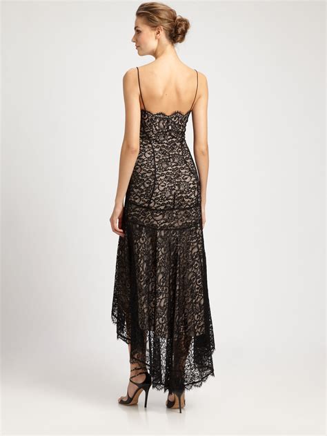 Lyst Nicole Miller Hilo Lace Dress In Black