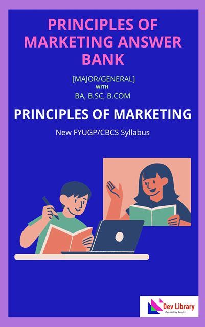 Principles Of Marketing Answer Bank And Guide Dev Library