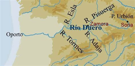 Duero River Map