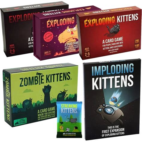 Juego de cartas Exploding Kittens de Treingi 2024 Edición original NSFW