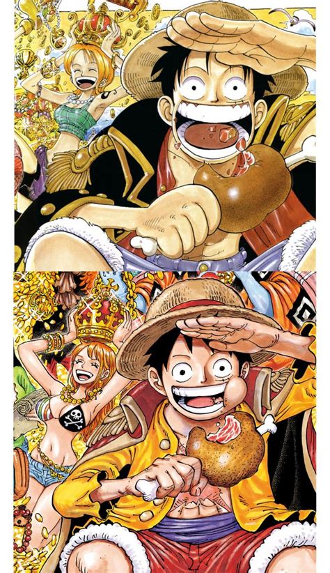 One Piece Characters Are Depicted In This Cartoon