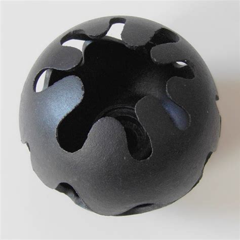 Spherical Cast Iron Candleholder By Candc Holmgren For Illums Bolighus In