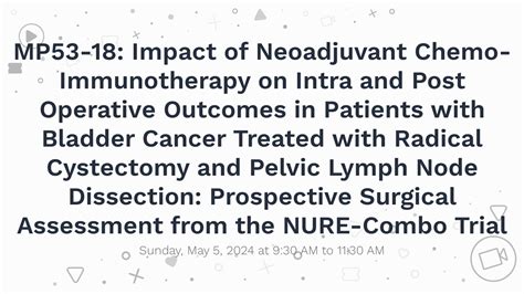 Mp53 18 Impact Of Neoadjuvant Chemo Immunotherapy On Intra And Post