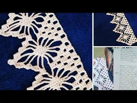 Aprende Una Cenefa A Crochet YouTube