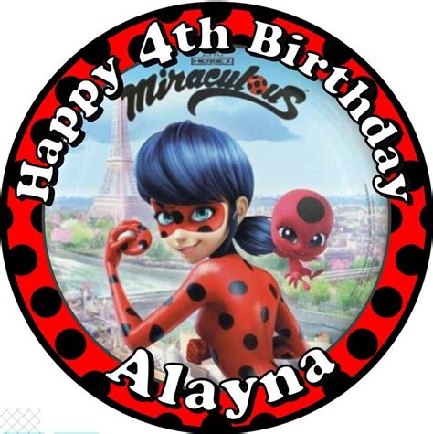 Miraculous Ladybug Round Etsy