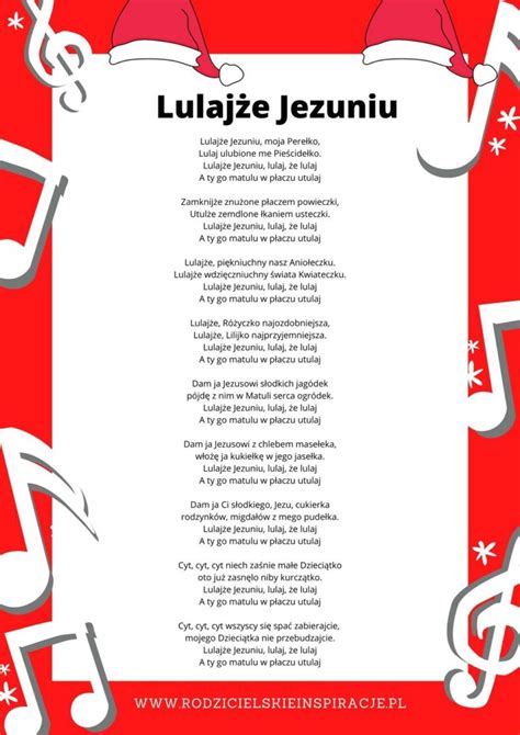 Lulaj E Jezuniu Tekst Kol Dy Pdf Do Druku