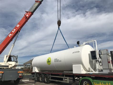 Réservoir de stockage biocarburant CIN Val de Meuse Cuves