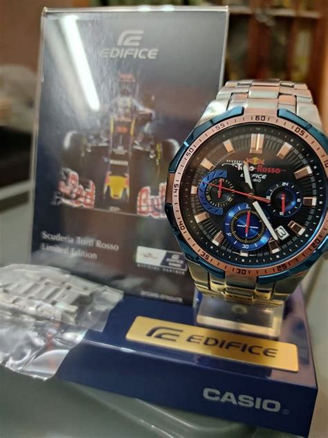 CASIO EDIFICE SCUDERIA TORO ROSSO Men S Fashion Watches Accessories