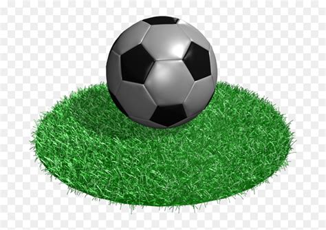 Footballsoccer Ball And Particle Grass Football Pitch Hd Png Download Vhv