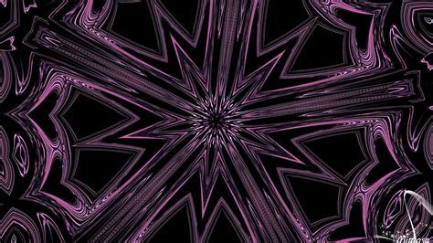 1920x1080 Digital Art Pattern Artistic Kaleidoscope Abstract Black