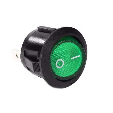 Intrerupator Buton On Off Cu Led Verde Vectro Electronics