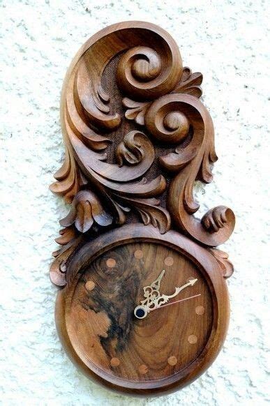 Intricate Wooden Clock Wall Art