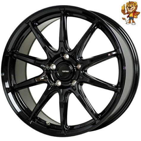 楽天市場ホイール 本セット HOT STUFF G speed G MBK インチ J PCD H イエローライオン 楽天市場店