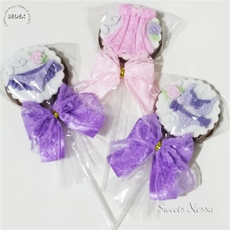 Pirulito De Chocolate Chá De Lingerie Elo Produtos Especiais