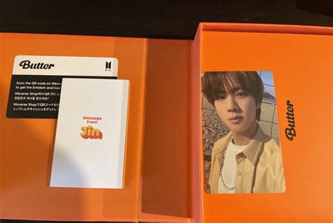 Bts Butter Unsealed With Jin Peaches Pc Hobbies Toys Memorabilia