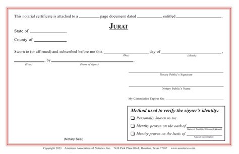 40 Off Texas Notary Certificate Pads American Assoc Of Notaries