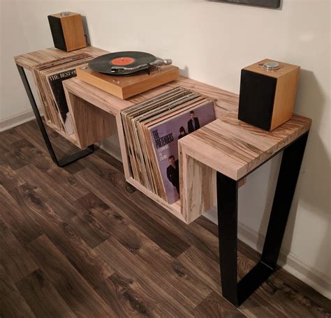 Record Player Table Record Table Diy Record Record Player Furniture