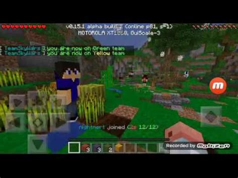 SKYWARS TIME GANHEI TODAS AS PARTIDAS MINECRAFT PE 0 15 0 YouTube