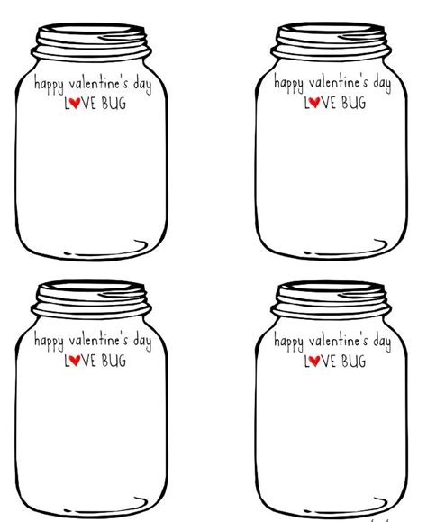 Cute Love Bug Mason Jar Gift Idea Love Jar Mason Jar Gifts