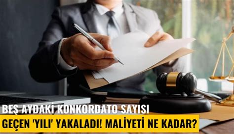 Beş aydaki konkordato sayısı geçen Yılı yakaladı Maliyeti ne kadar