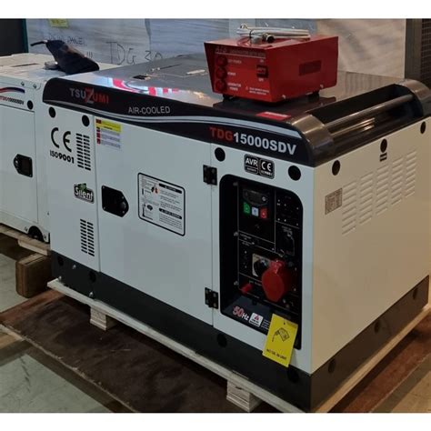 Jual Genset Silent 15 Kva 3 Phase ATS Automatic TSUZUMI JAPAN