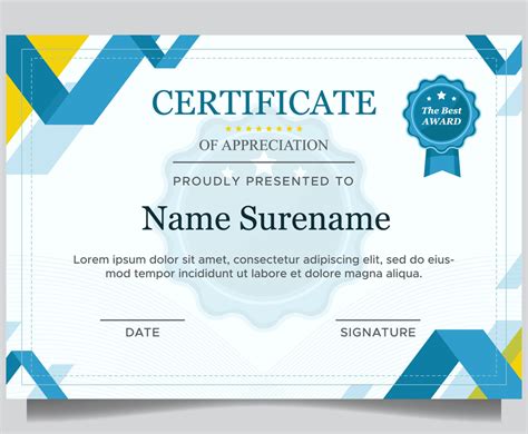 Elegant Certificate Design Template | FreeVectors