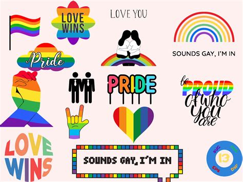 Pride Svg Lgbt Svg Pride Month Love Wins Svg Sounds Gay I Etsy