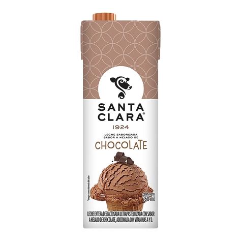 Leche Santa Clara Sabor Helado De Chocolate 750 Ml Walmart