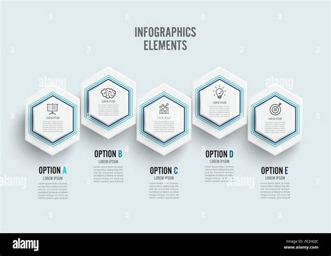 Plantilla Infográfica Vectorial Con Etiqueta De Papel 3d Círculos