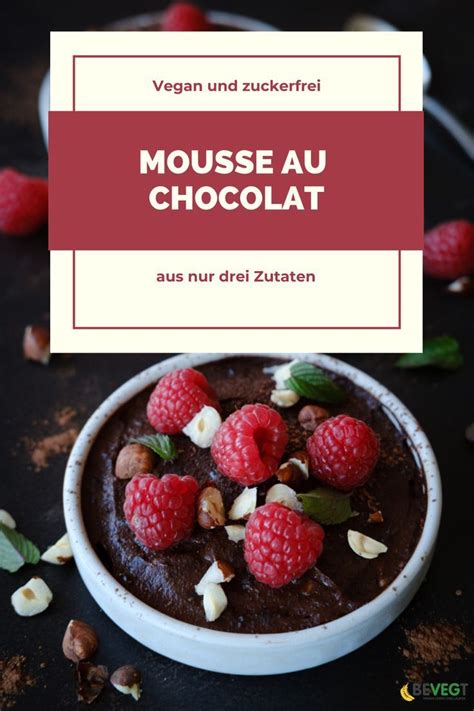 Avocado Schoko Mousse Aus Drei Zutaten Vegan Und Zuckerfrei Bevegt