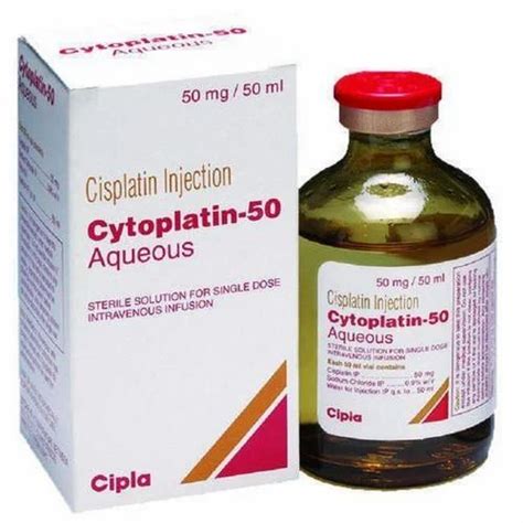 Cipla 50 Mg Cytoplatin Injection Dosage Form Liquid At Rs 870 Vial In