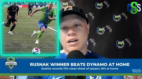 Albert Rusnak S Winner In The Th Gets The Seattle Sounders First Win