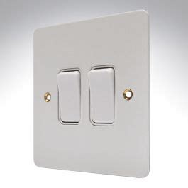 Mk Edge White Metal Switch Gang K Whi W Socket World