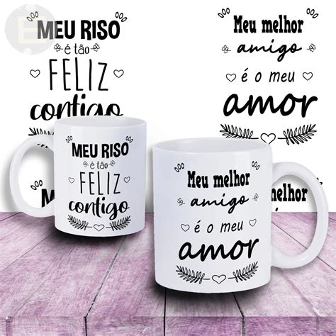 Caneca Porcelana Meu Melhor Amigo O Meu Amor Elo