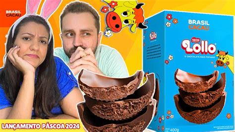 Ovo De P Scoa Lollo Lan Amento Da Chocolates Brasil Cacau Junto