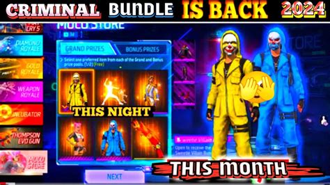 Criminal Bundle Return Kab Aaega Next Moco Store Free Fire Next