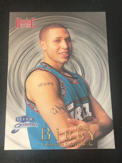 1998 99 Fleer Brilliants Mike Bibby Rookie 102 EBay