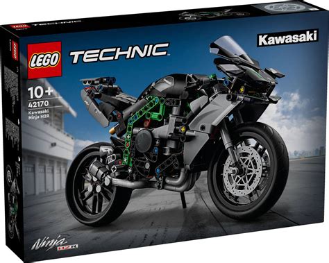 Lego® Technic 42170 Kawasaki Ninja H2r Motorcycle Build And Play