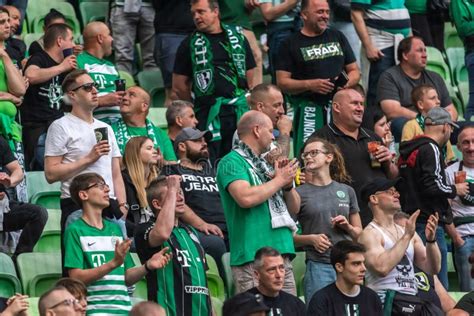 Stand With Ferencvaros Fans During Hungarian OTP Bank Liga Gameweek 32