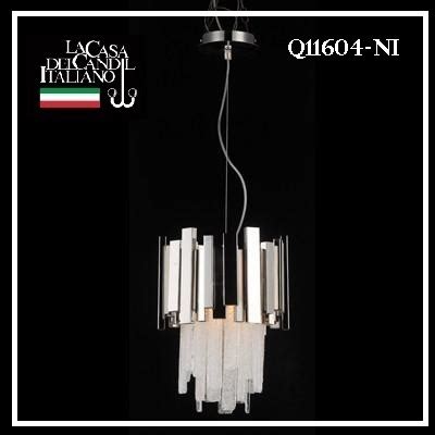 CANDIL MODERNO CON CRISTAL Q11604 NI Candil Italiano