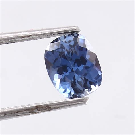 Aaa Natural Flawless Ceylon Blue Sapphire Loose Cushion Gemstone Cut