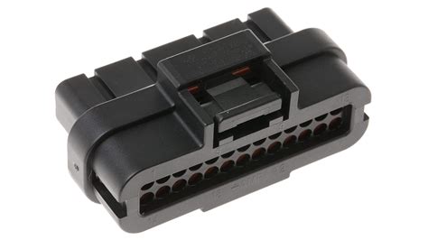 Te Connectivity Superseal Automotive Connector Plug Black Cable Mount 26 Way 1473712 1 Rs